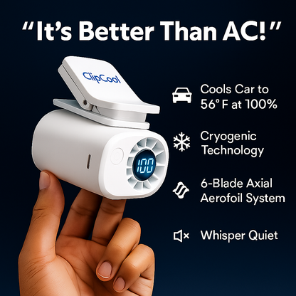ClipCool™ Clip-On Car AC